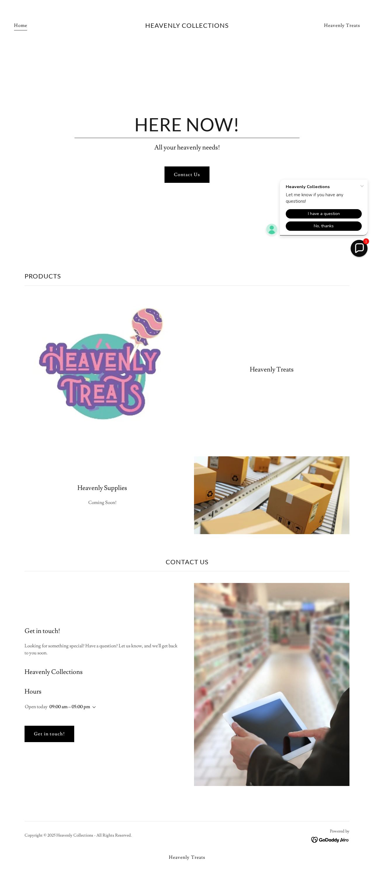 Heavenly Collections For Beautiful Brides website