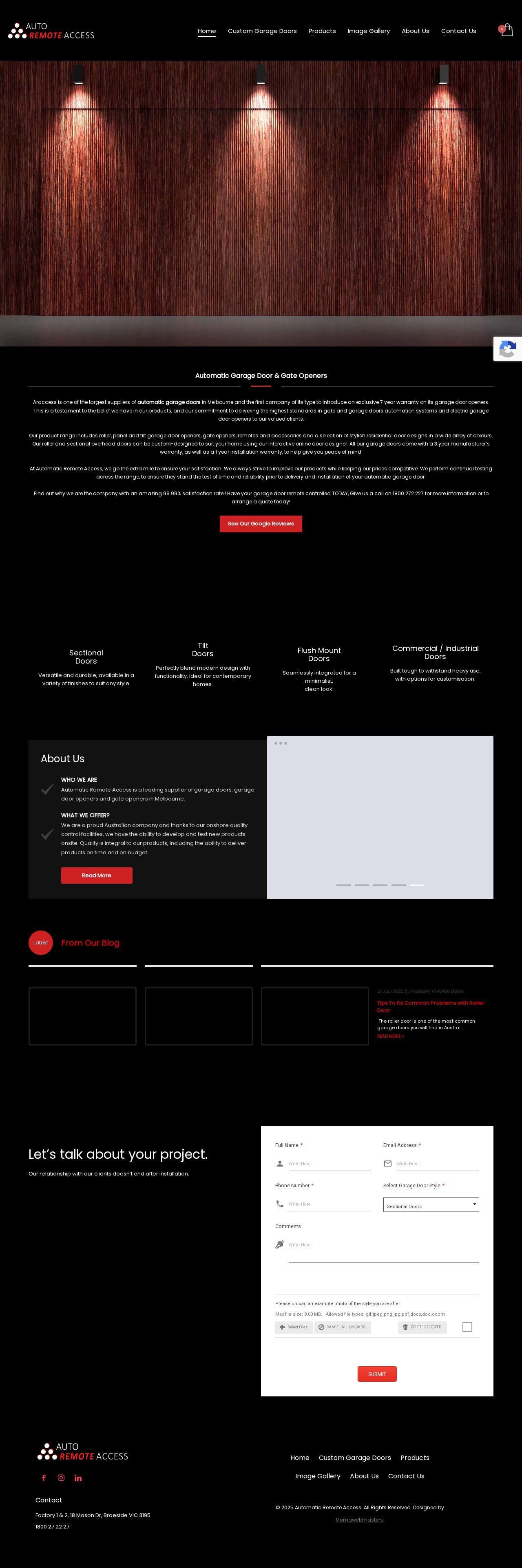 Automatic Remote Access website