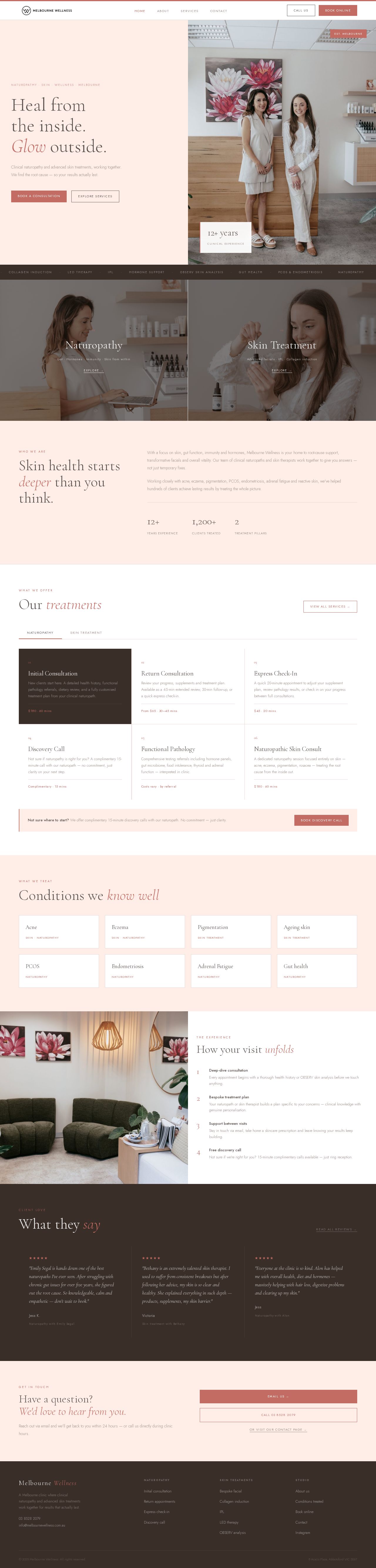 Vitalchi Wellness Sanctuary website