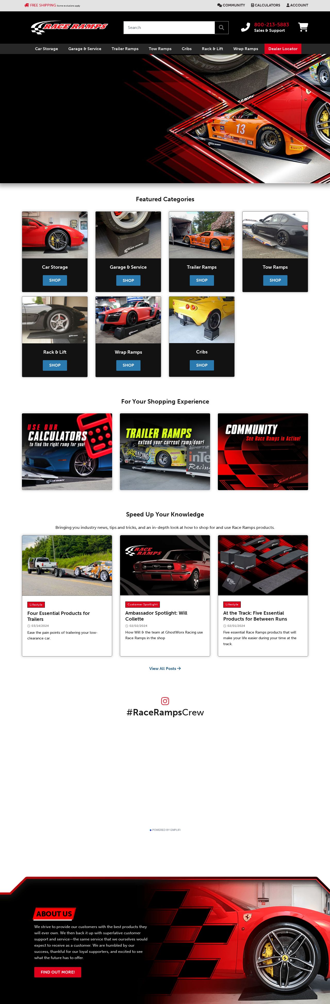 www.RaceRamps.com website
