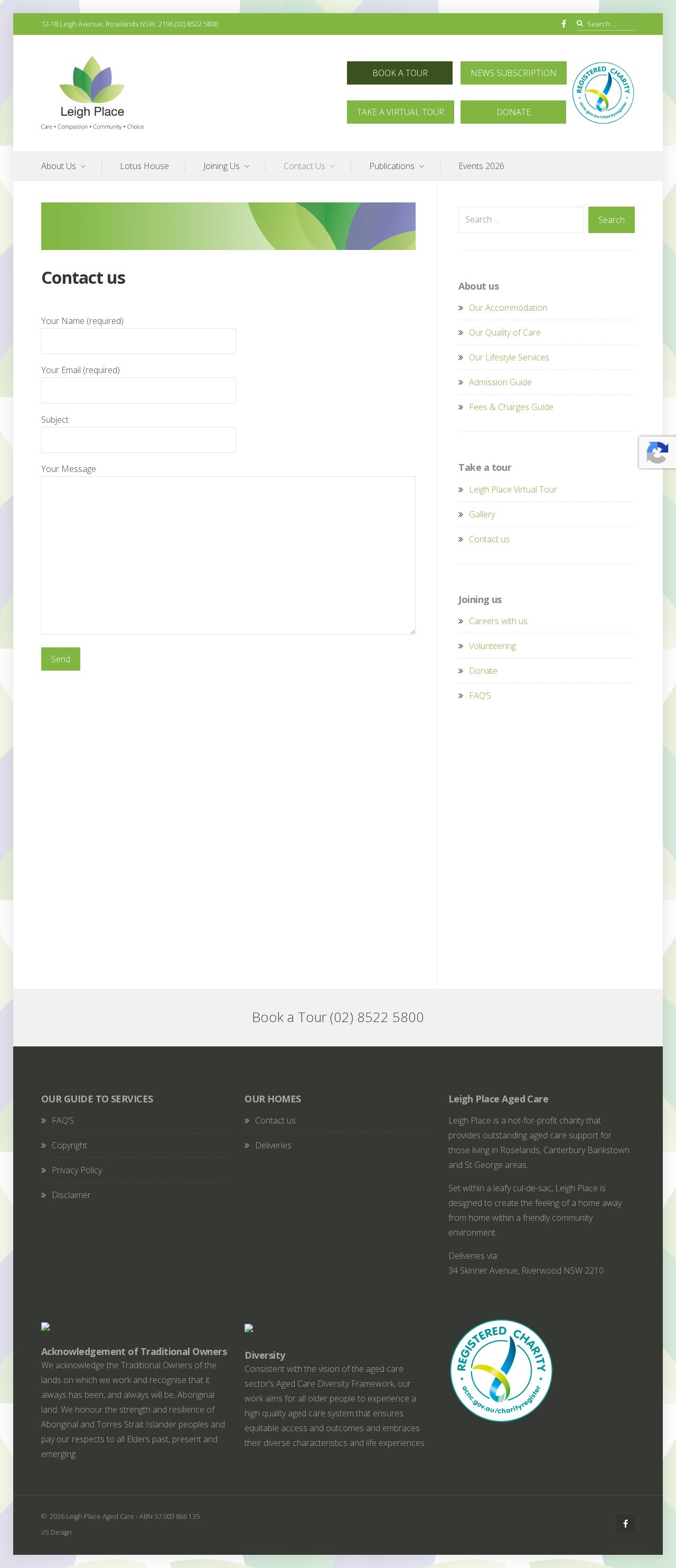 Leigh Place website