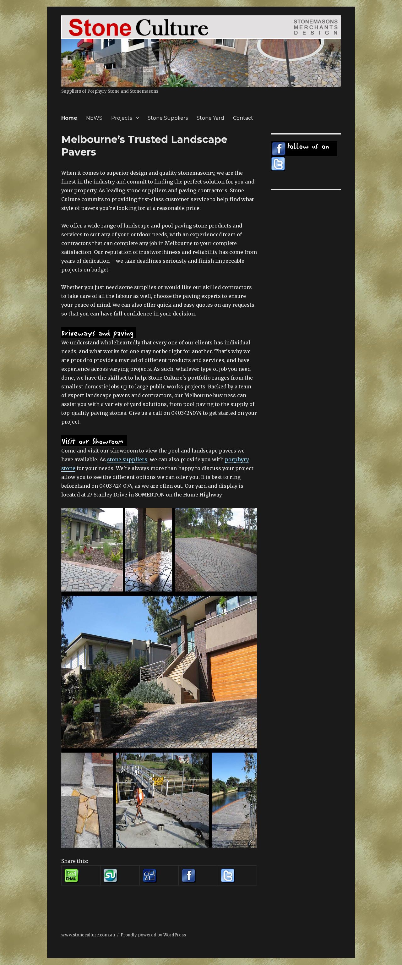 Stone Culture website