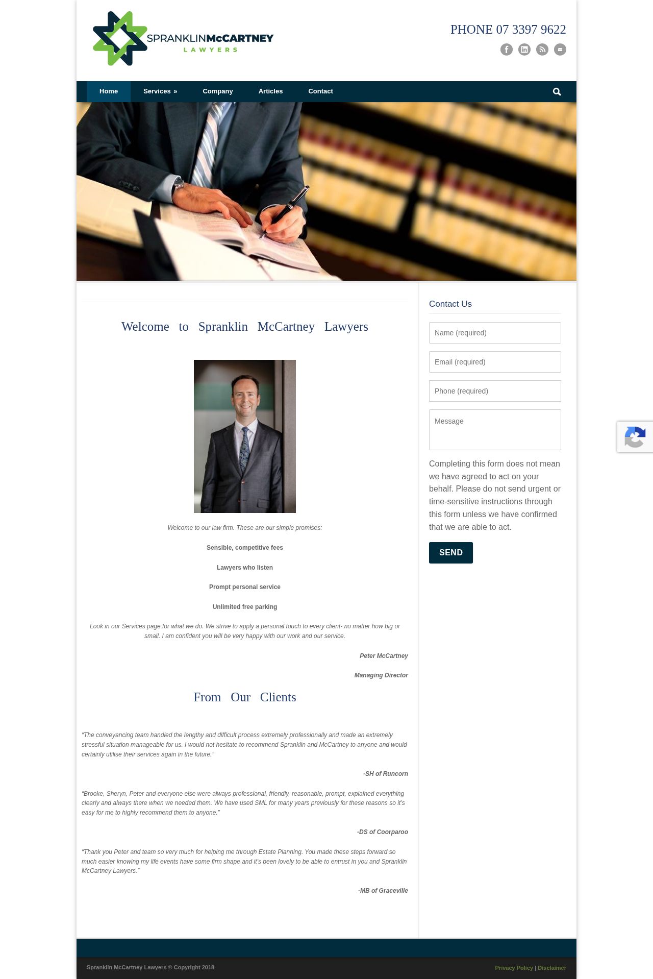 Smlawyer website
