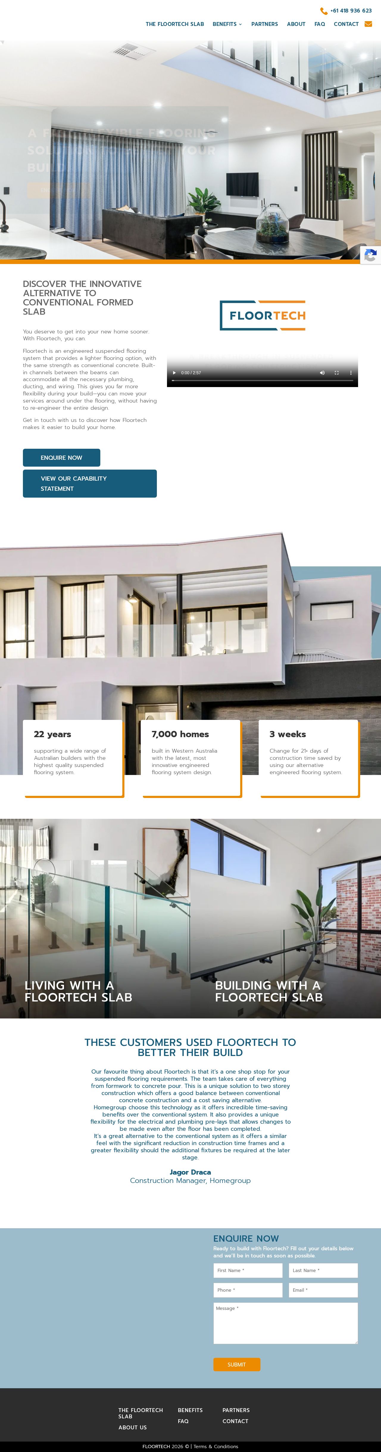 Floortech Flooring Systems website