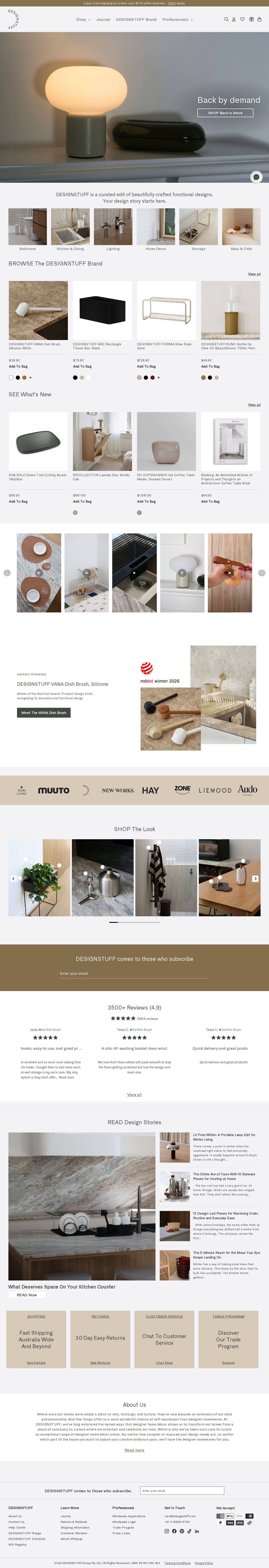 Home Decor Stores Online Australia website