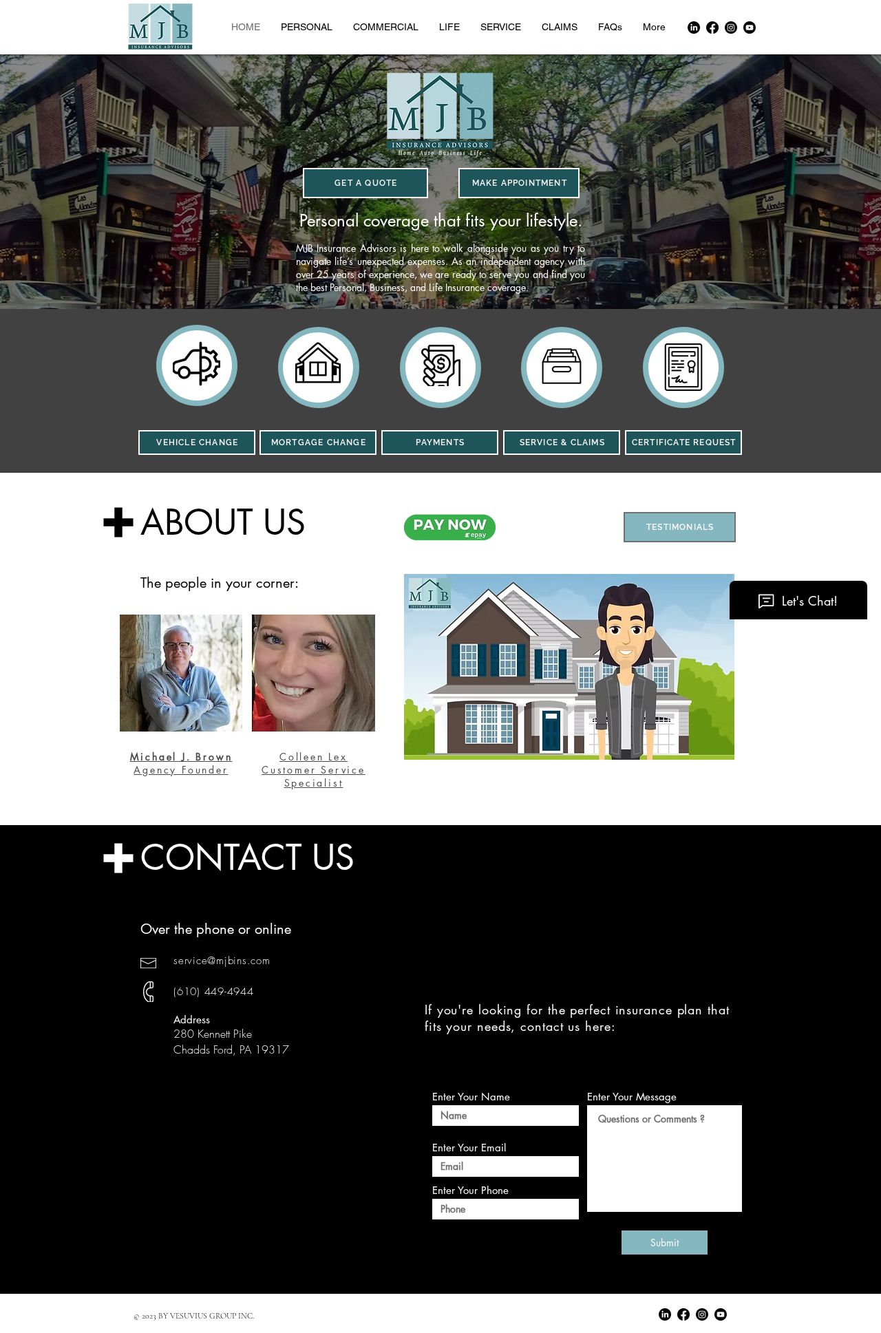 M & J Bins website