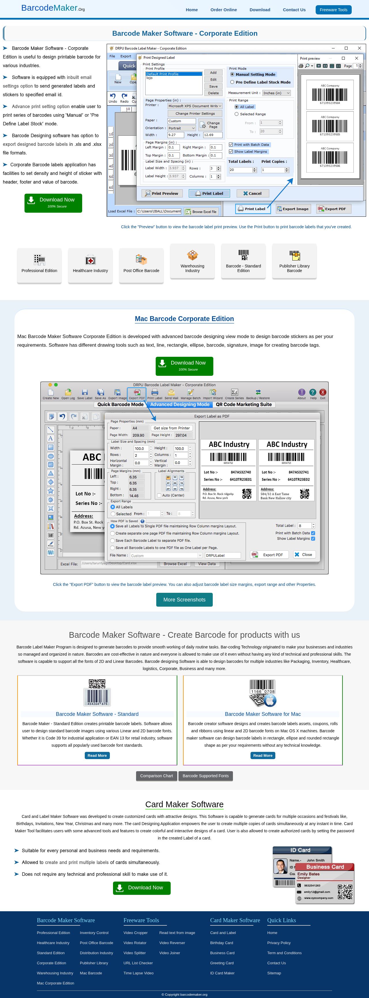bar code generate website