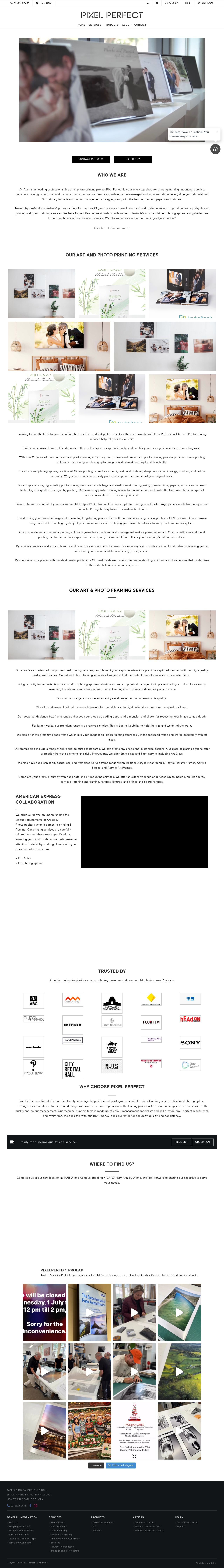 pixel perfect website