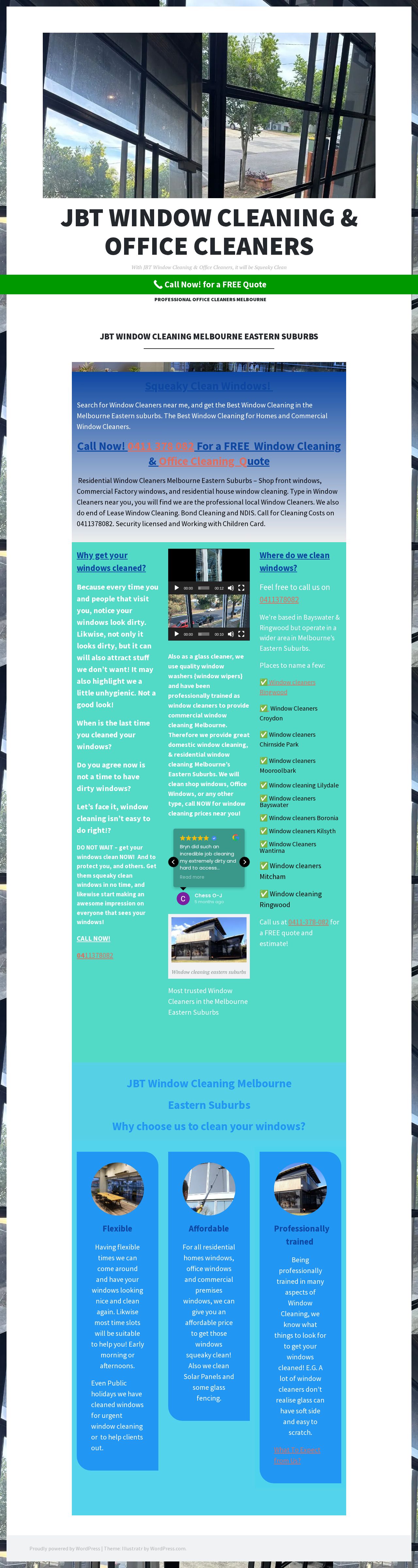 HOMEbrite CLEANING website