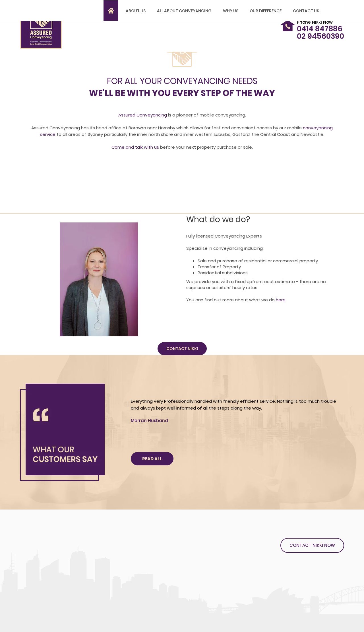 Assured Conveyancing website