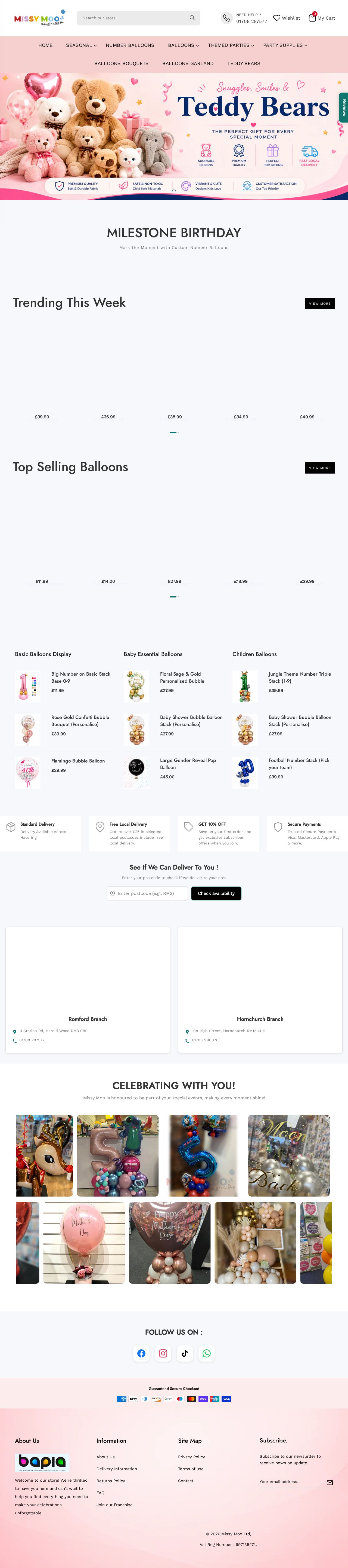 www.partybox.co.uk website