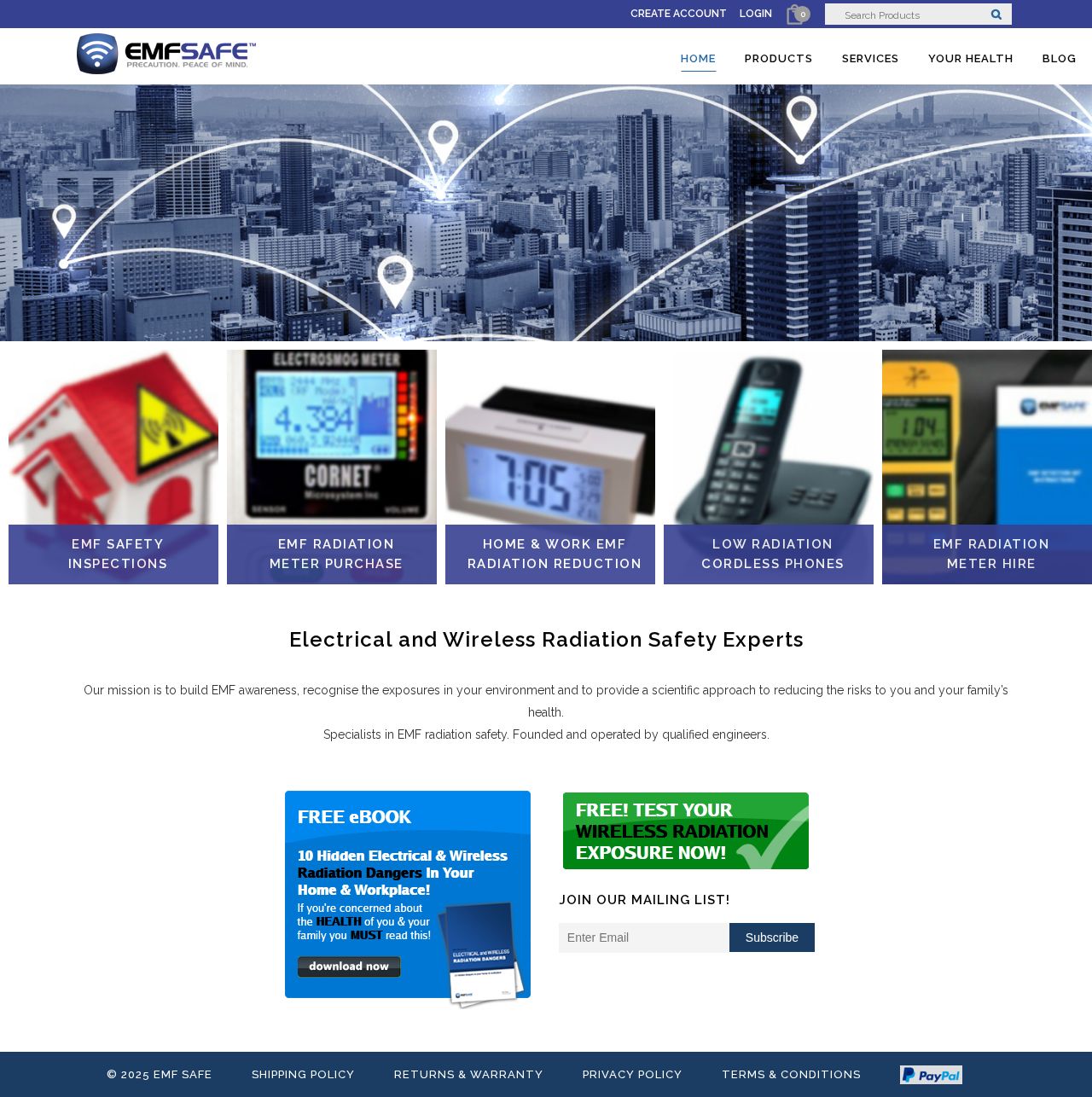 Â EMF Safe website