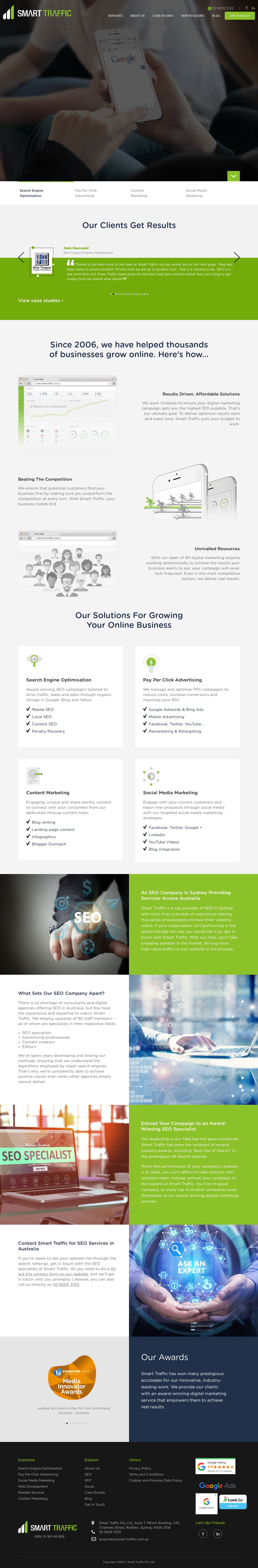 Smart Traffic Ltd website