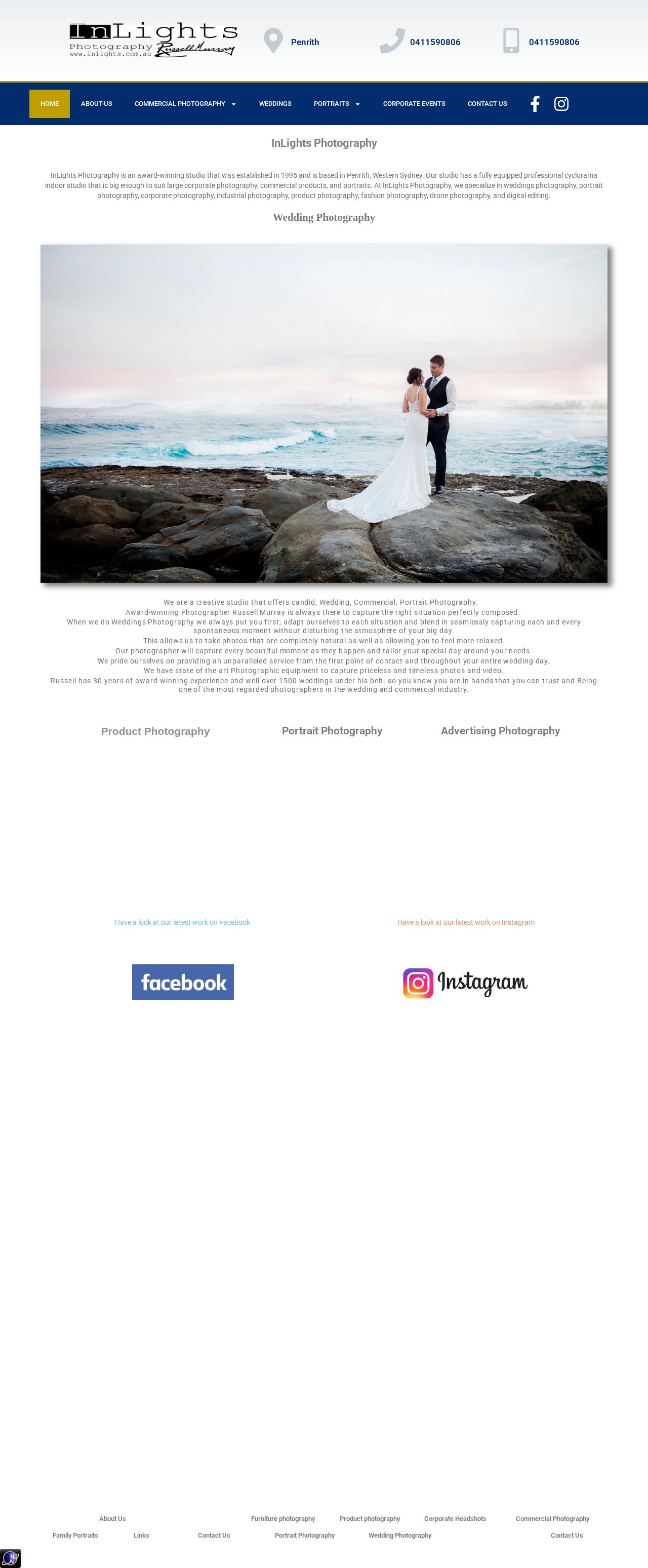 inlightsphotographylocal website