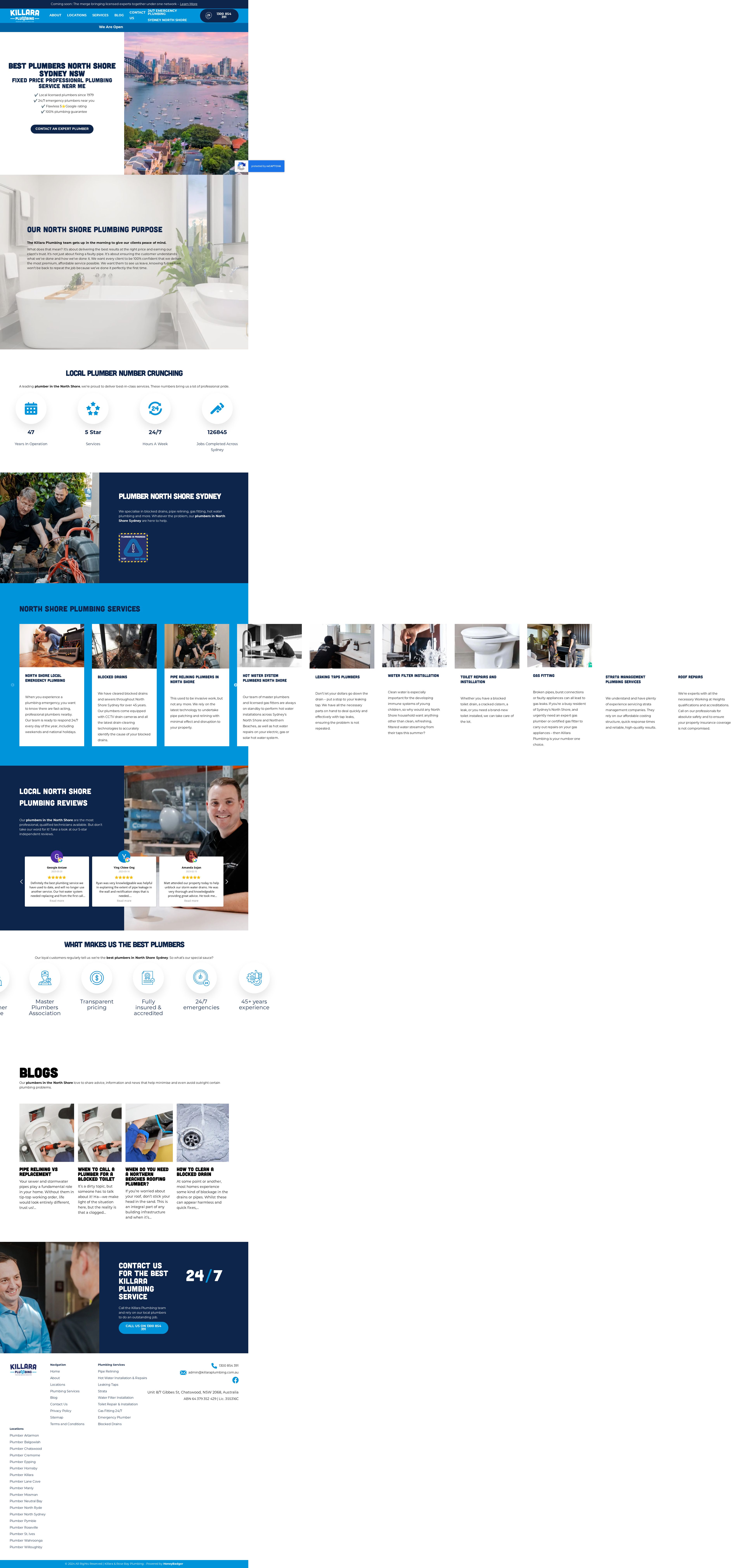 killara Plumbing website