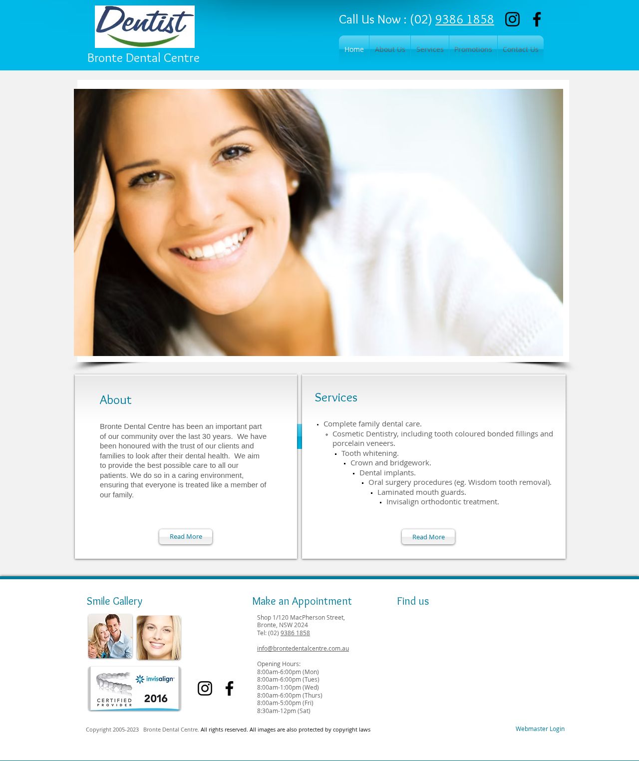 Bronte Dental Centre website