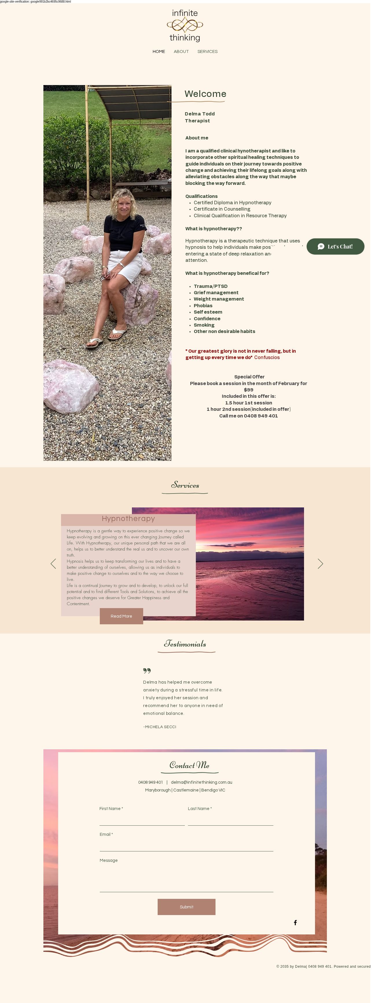 Infinite Thinking website
