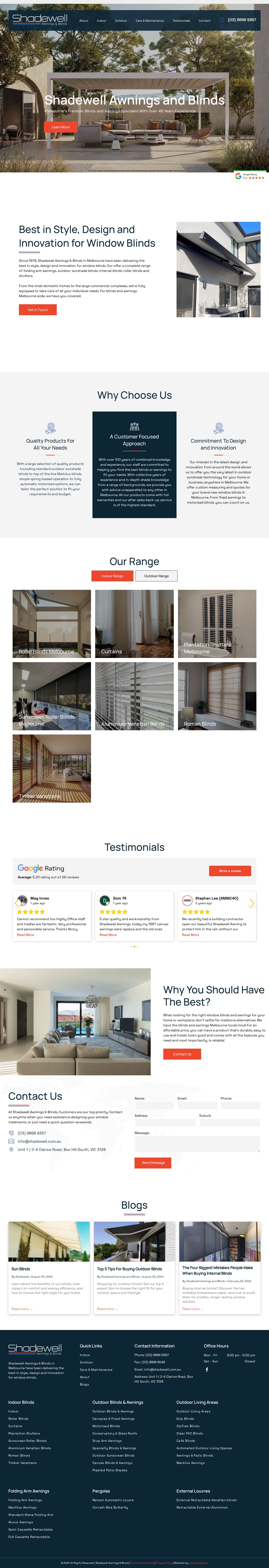 Shadewell website
