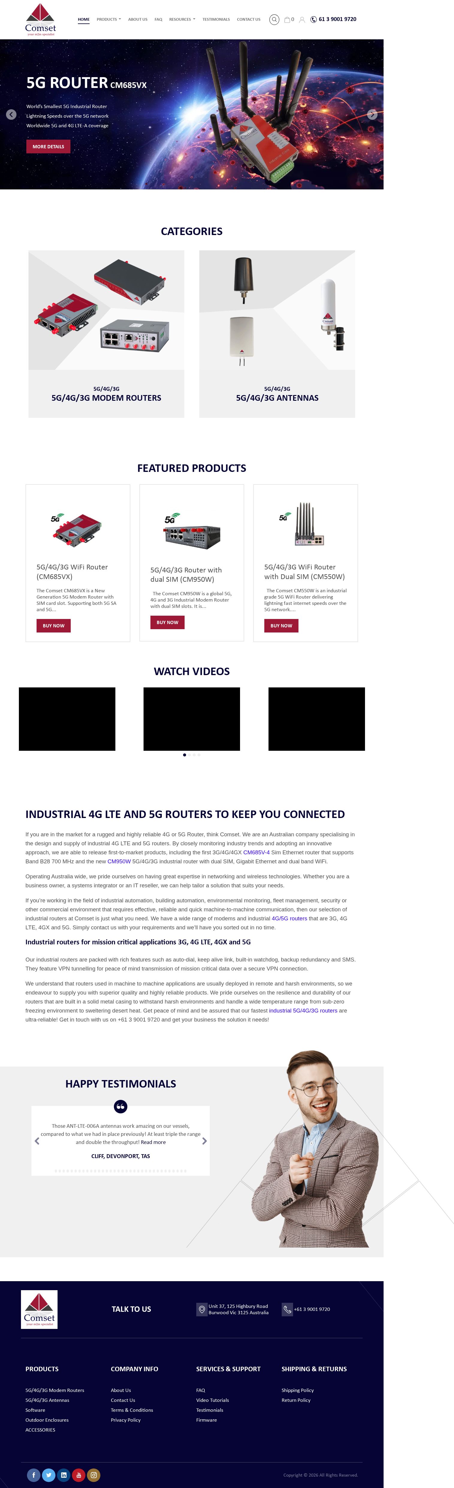 Comset website