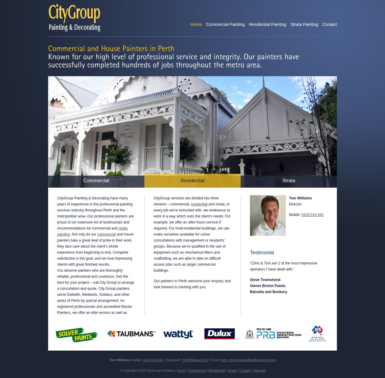 Citygroup Painting & Decorating website