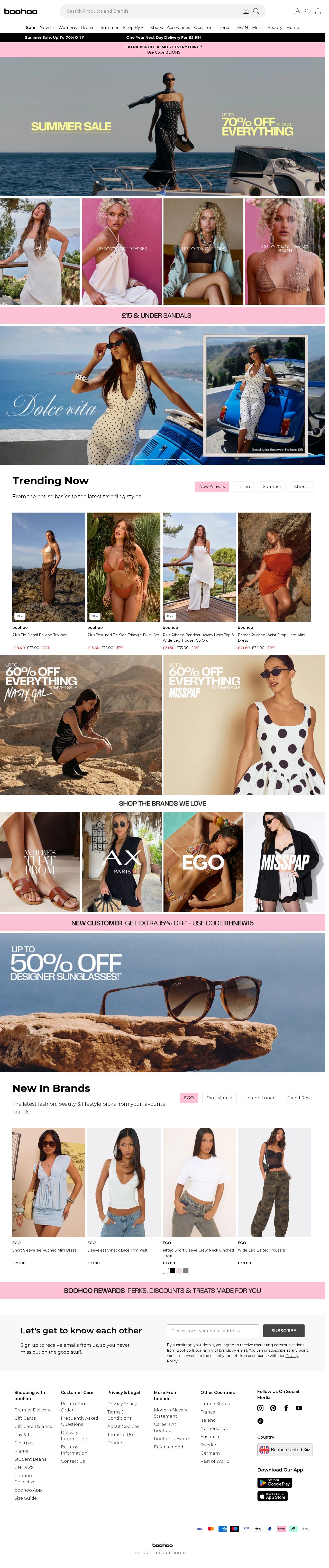 boohoo website