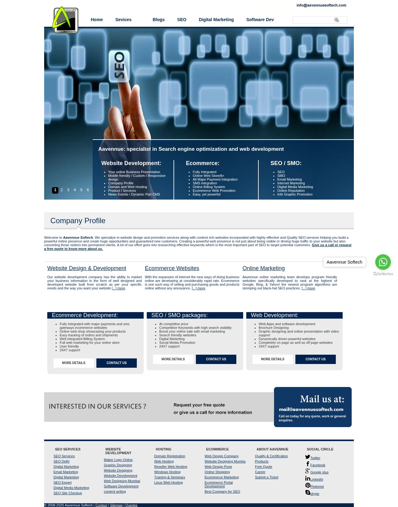 aavennuesoftech website