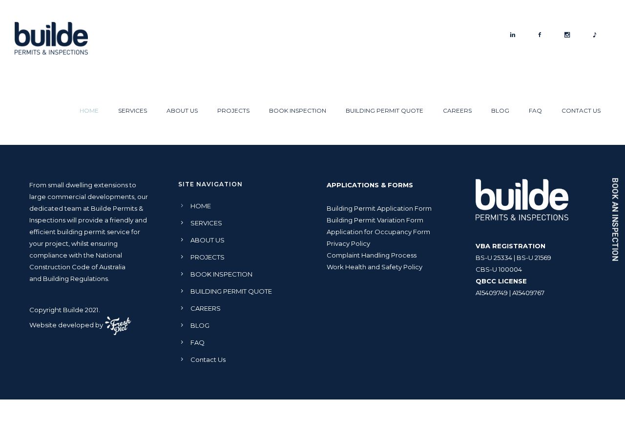 Builde Permits & Inspections website
