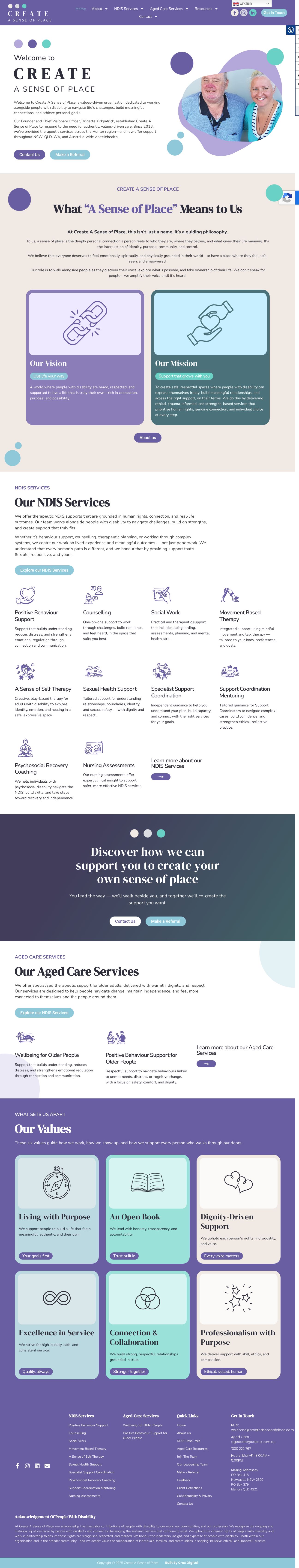 Create A Sense of Place website