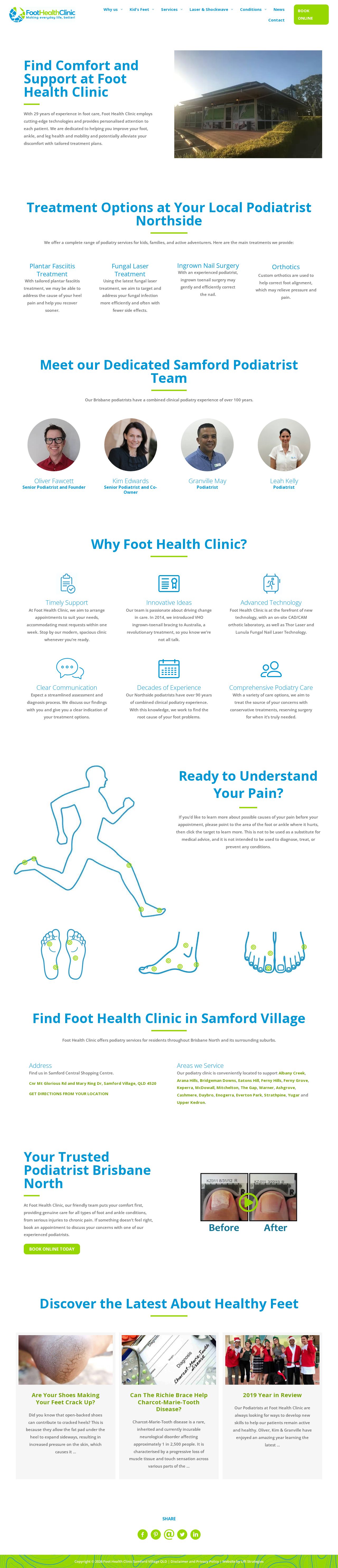 Foot Health Clinic - Complete Podiatry in Samford, North Brisbane website