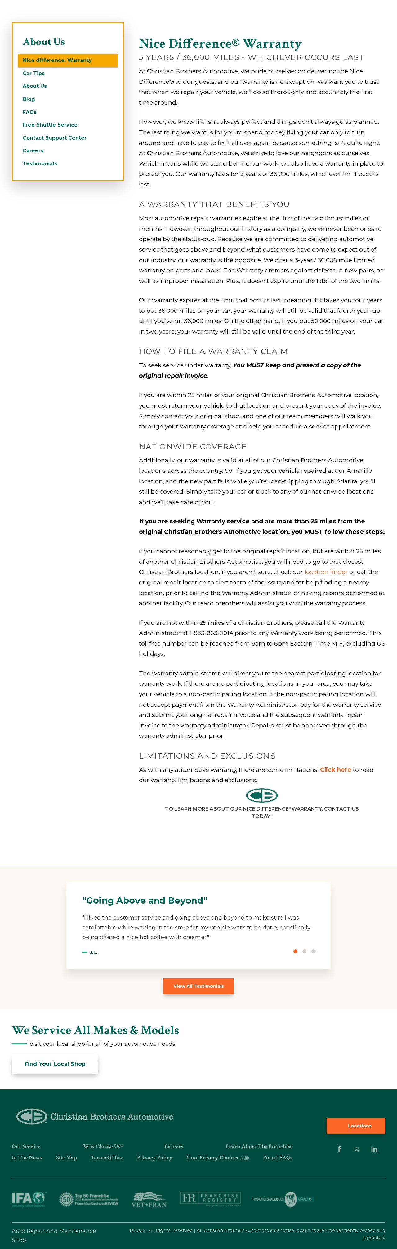 Car Service website