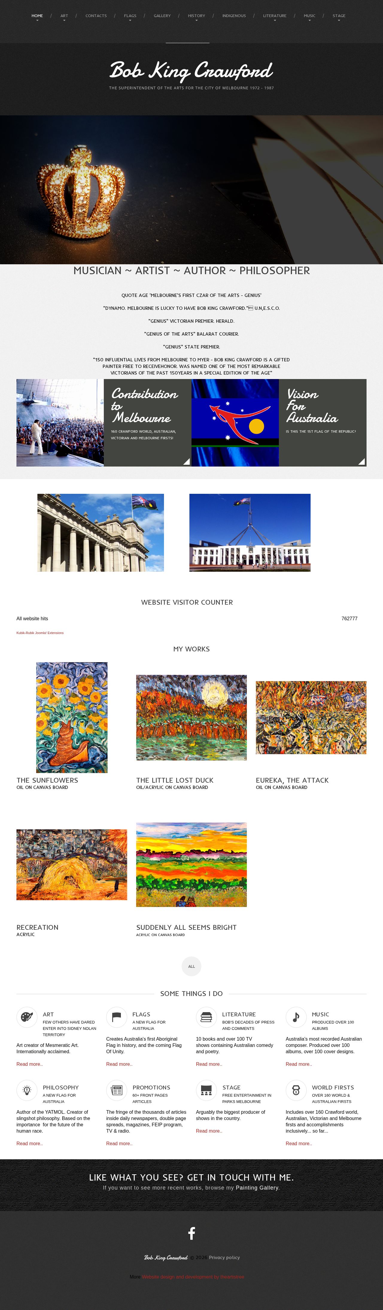 Bob King Crawford website