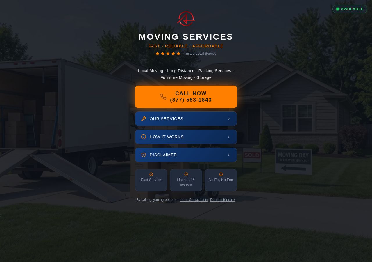 Advantage Removals website