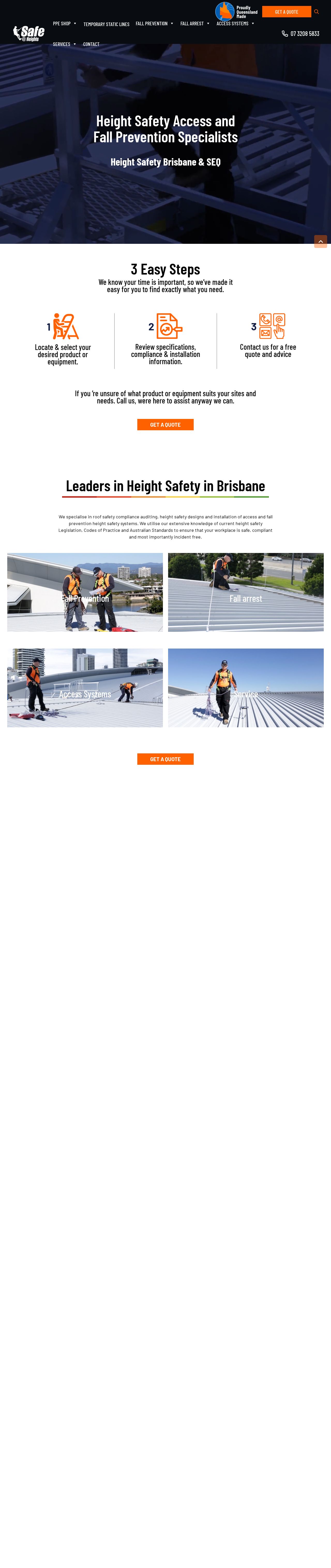 Safe At Heights website
