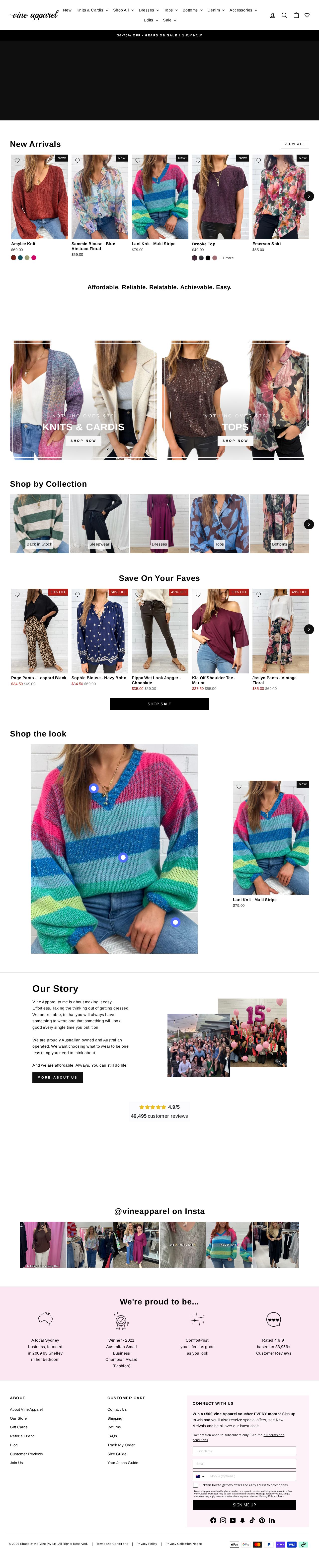 Cheap Comfortable Clothes Provider Sydney-Vineapparel website