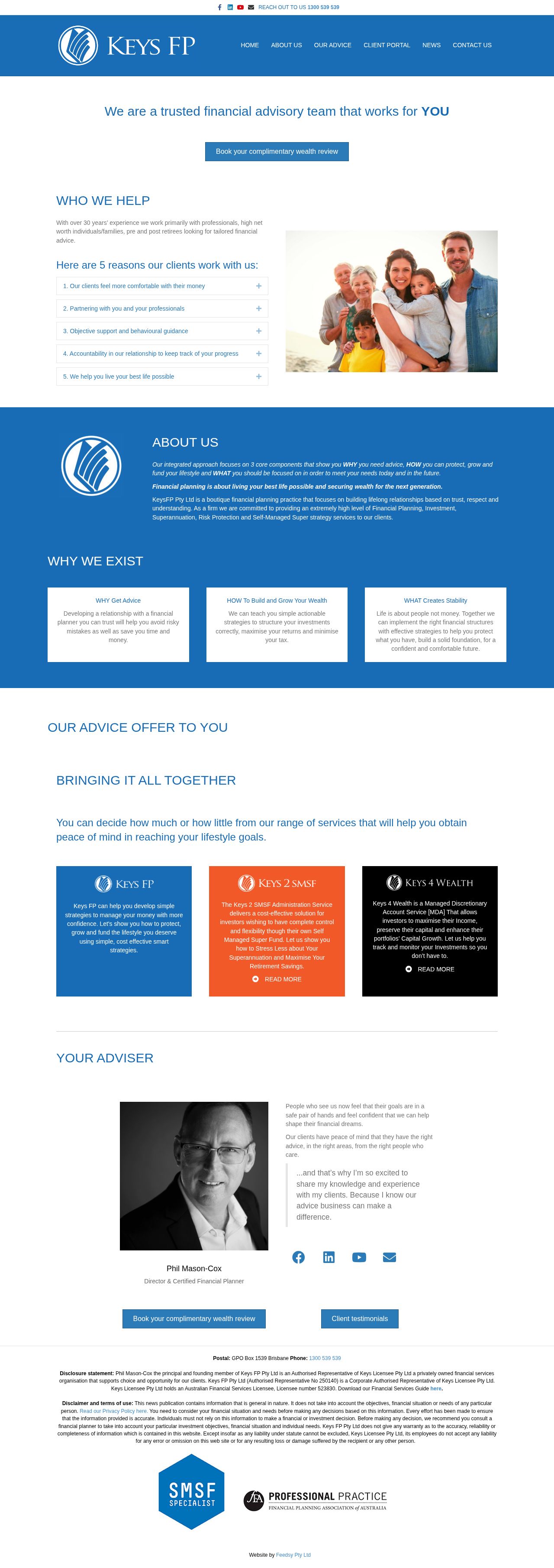Keys FP Pty Ltd website