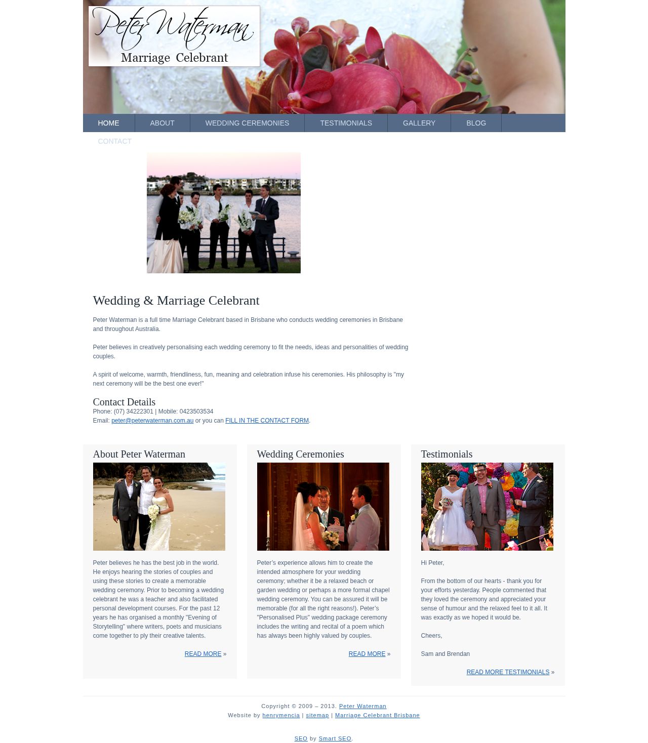 Peter Waterman website