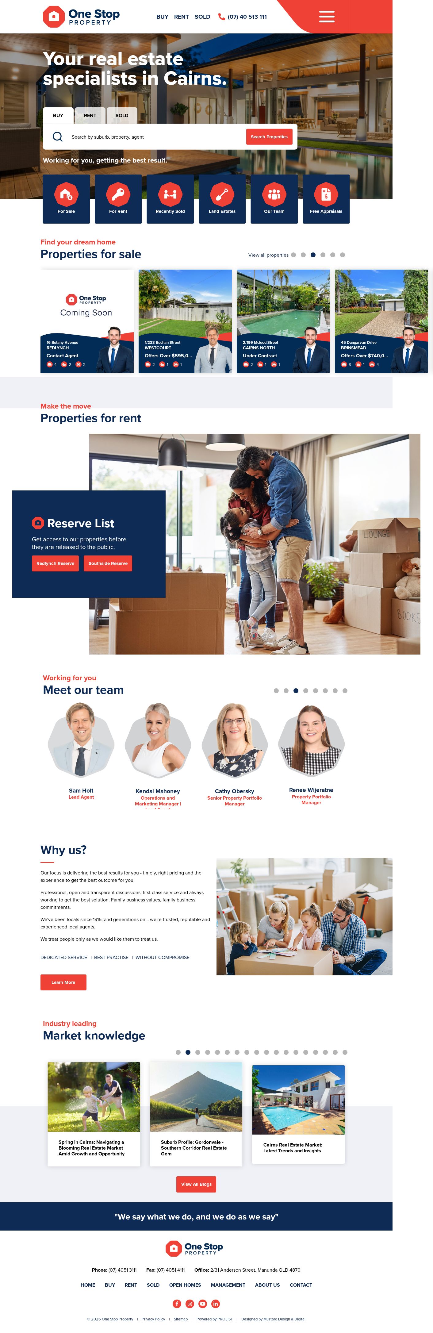 One Stop Property website