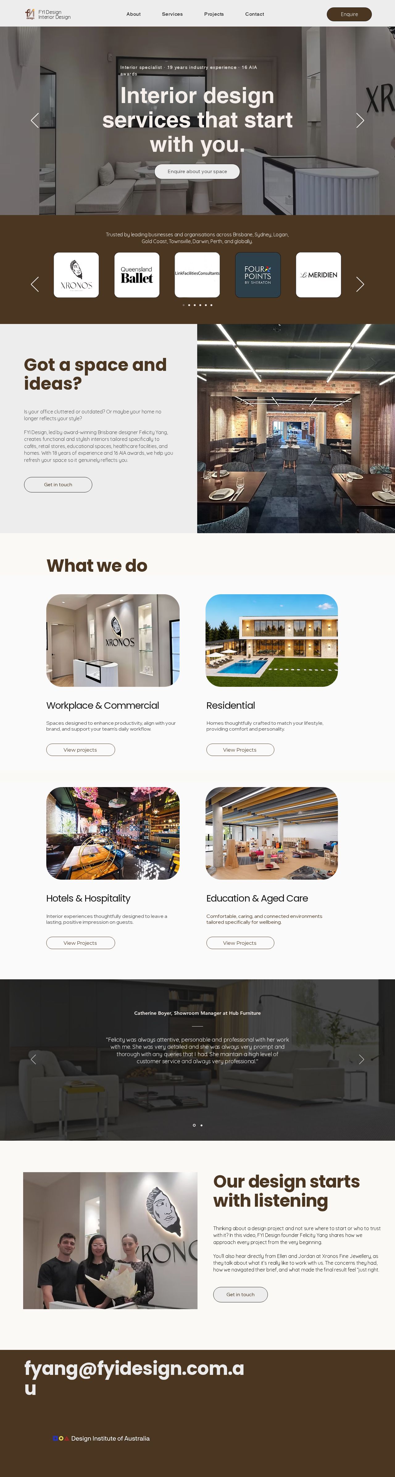 FYI Design website