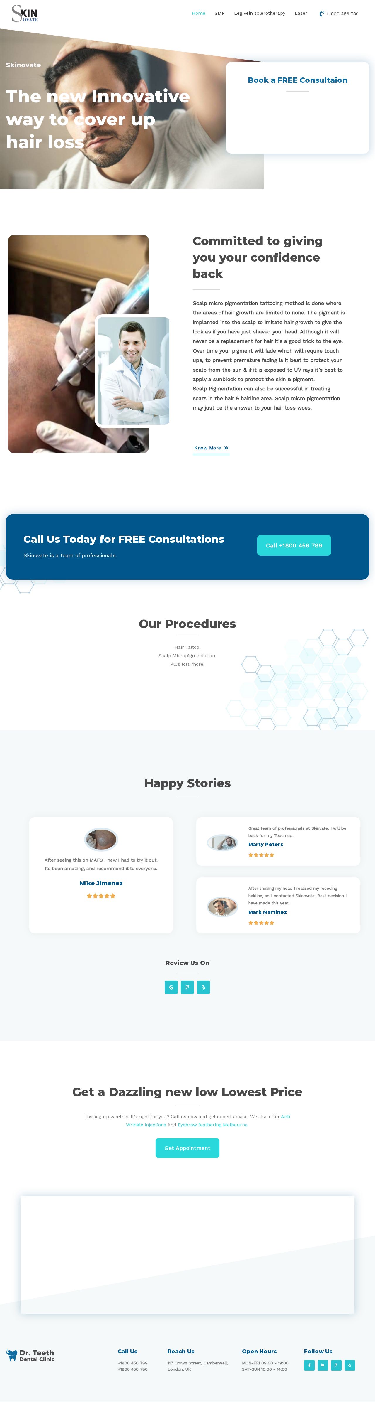 Skin Clinic Melbourne website