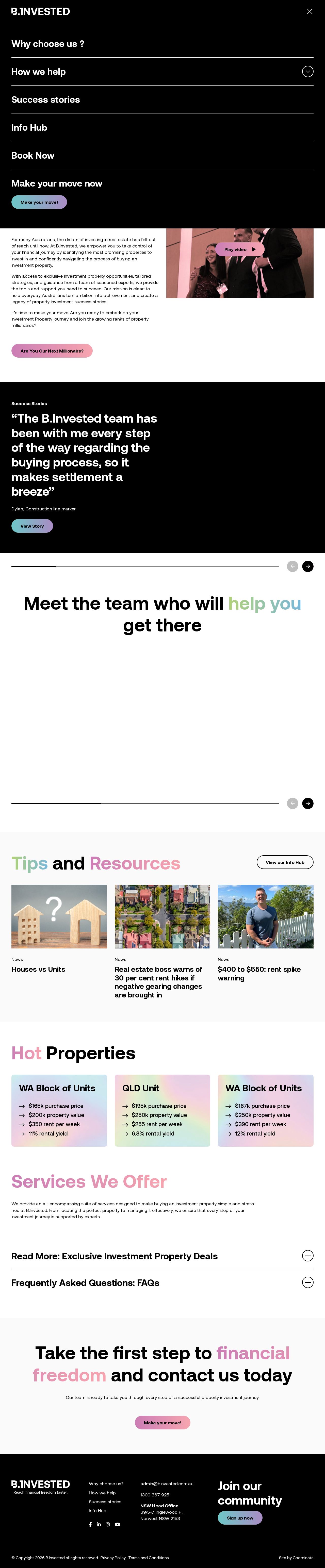 binvested website