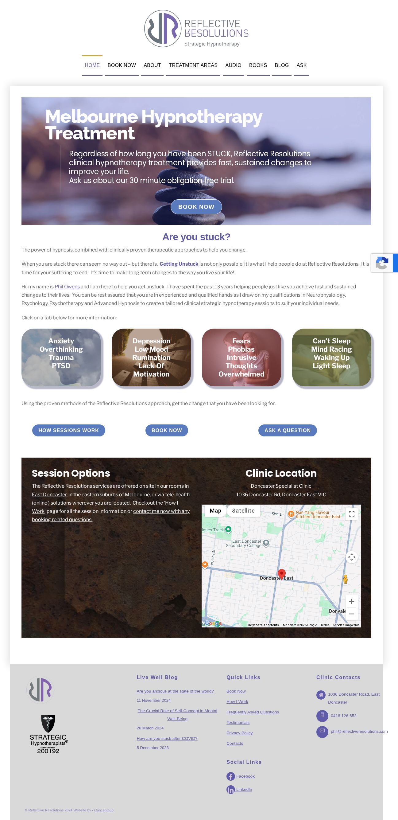 Reflective Resolutions website