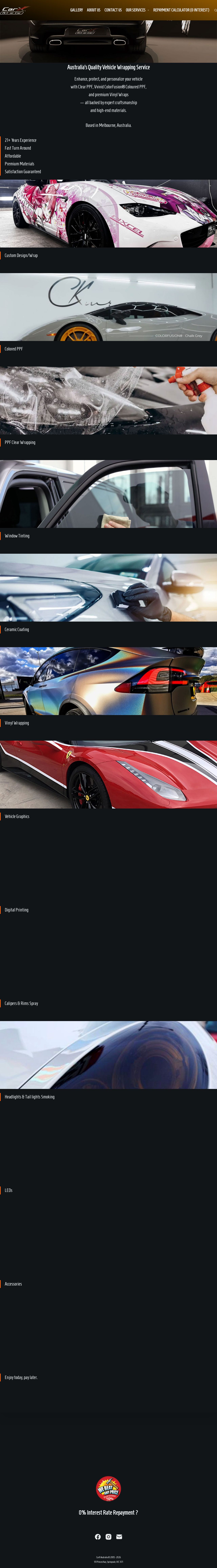 CarX Australia website