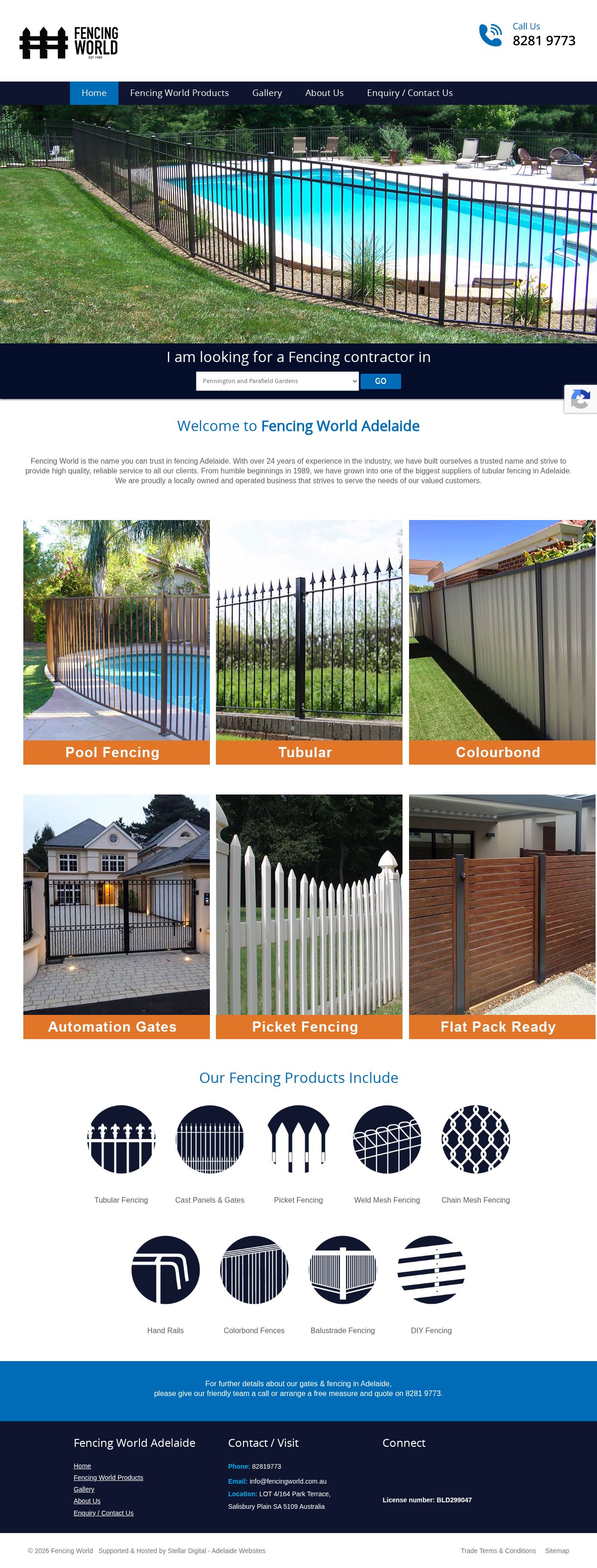 Adelaide Fencing website