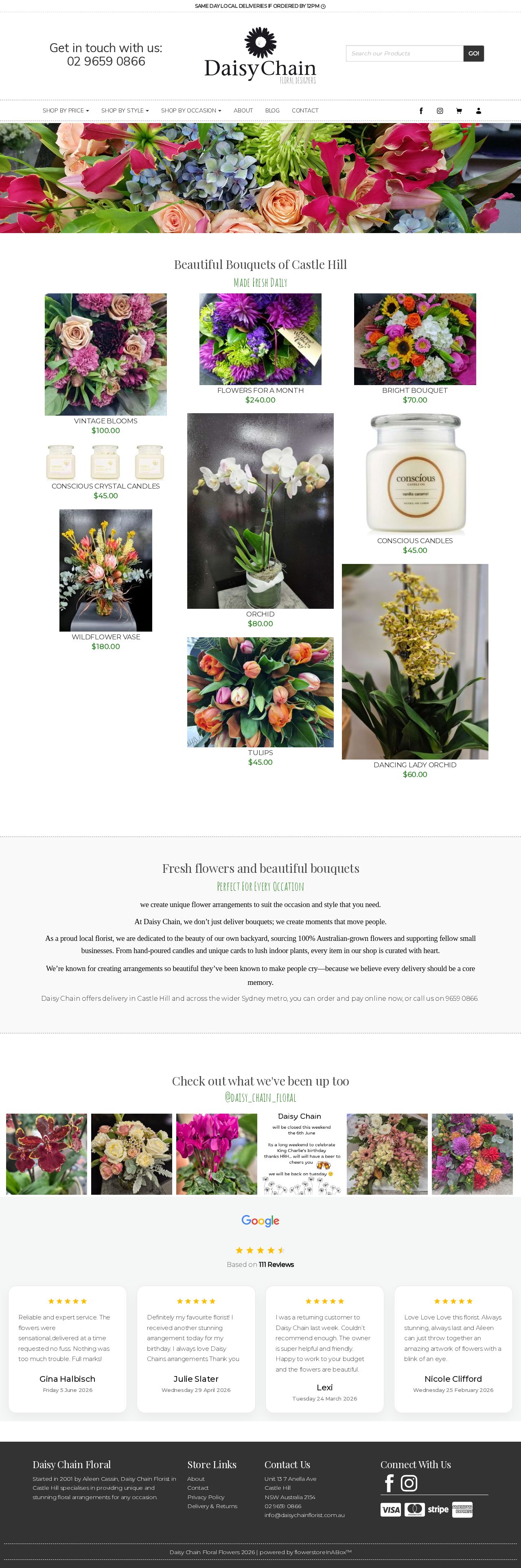 Daisy Chain website