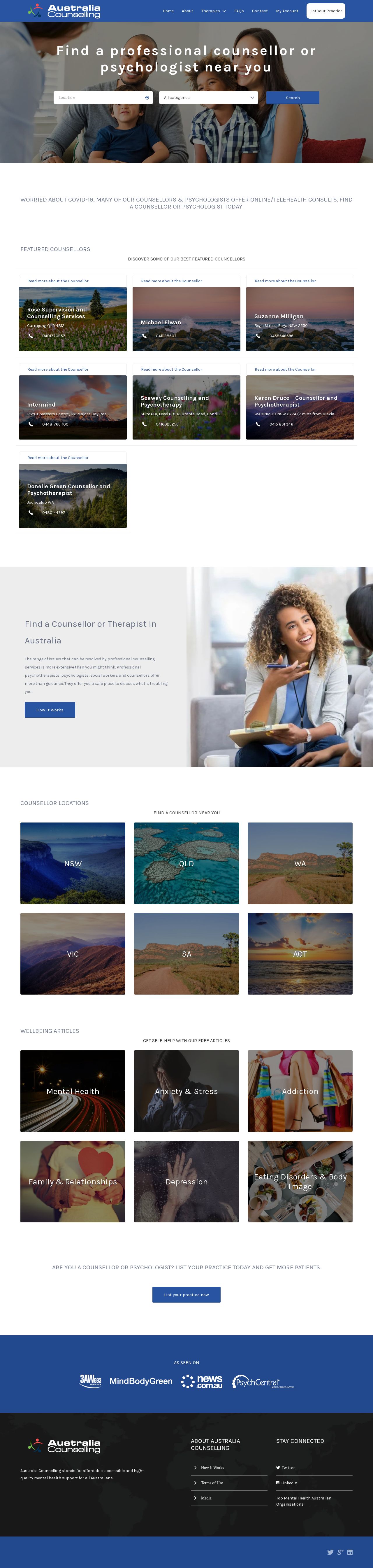 Australia Counselling website