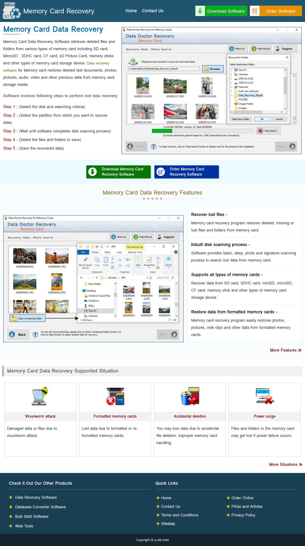 card recovery website