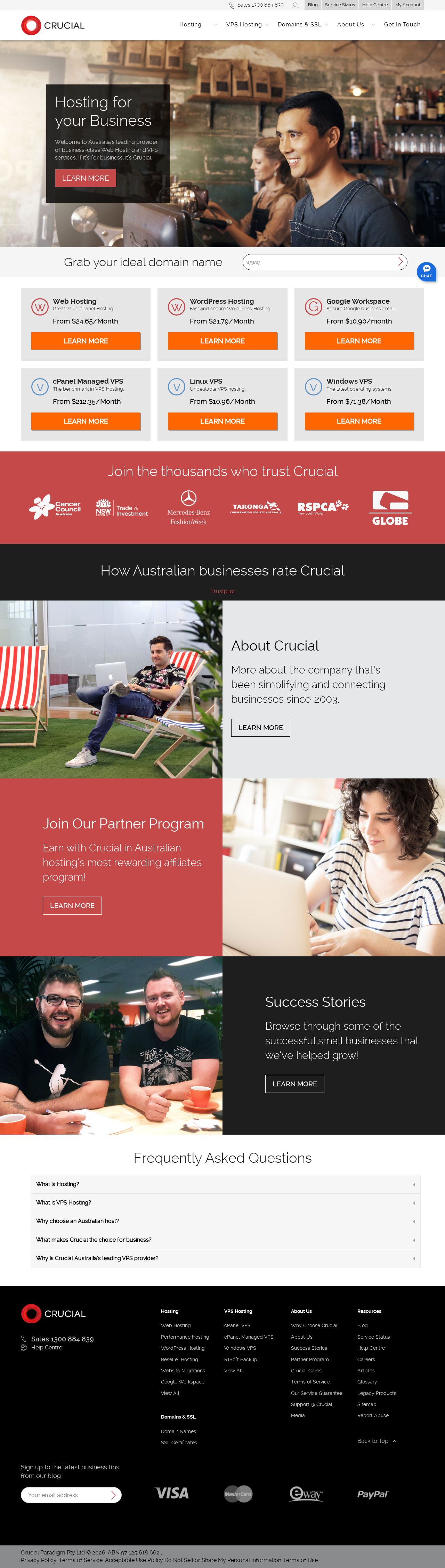 Crucial Paradigm website