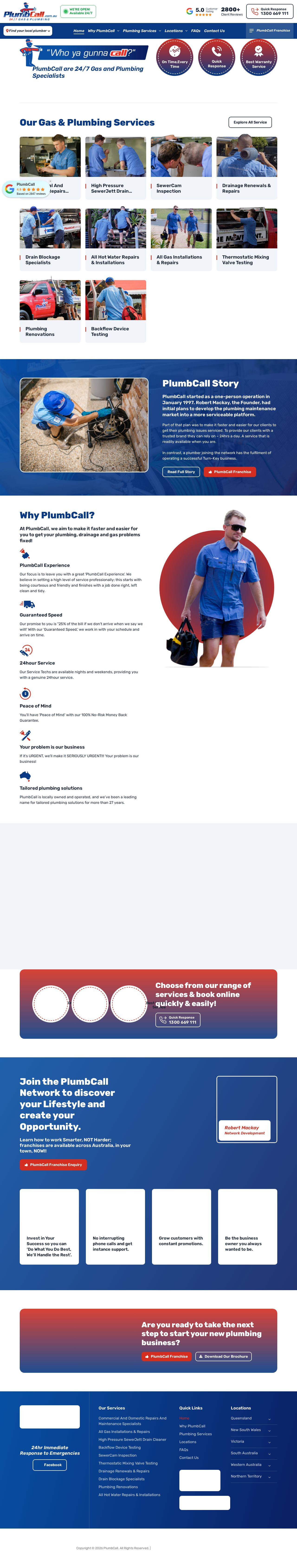 Plumbcall website