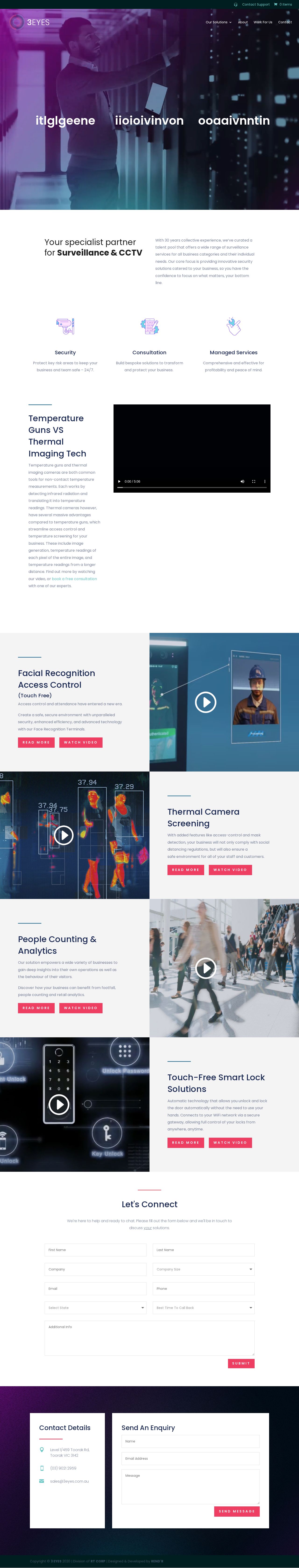 three eyes digital agency website