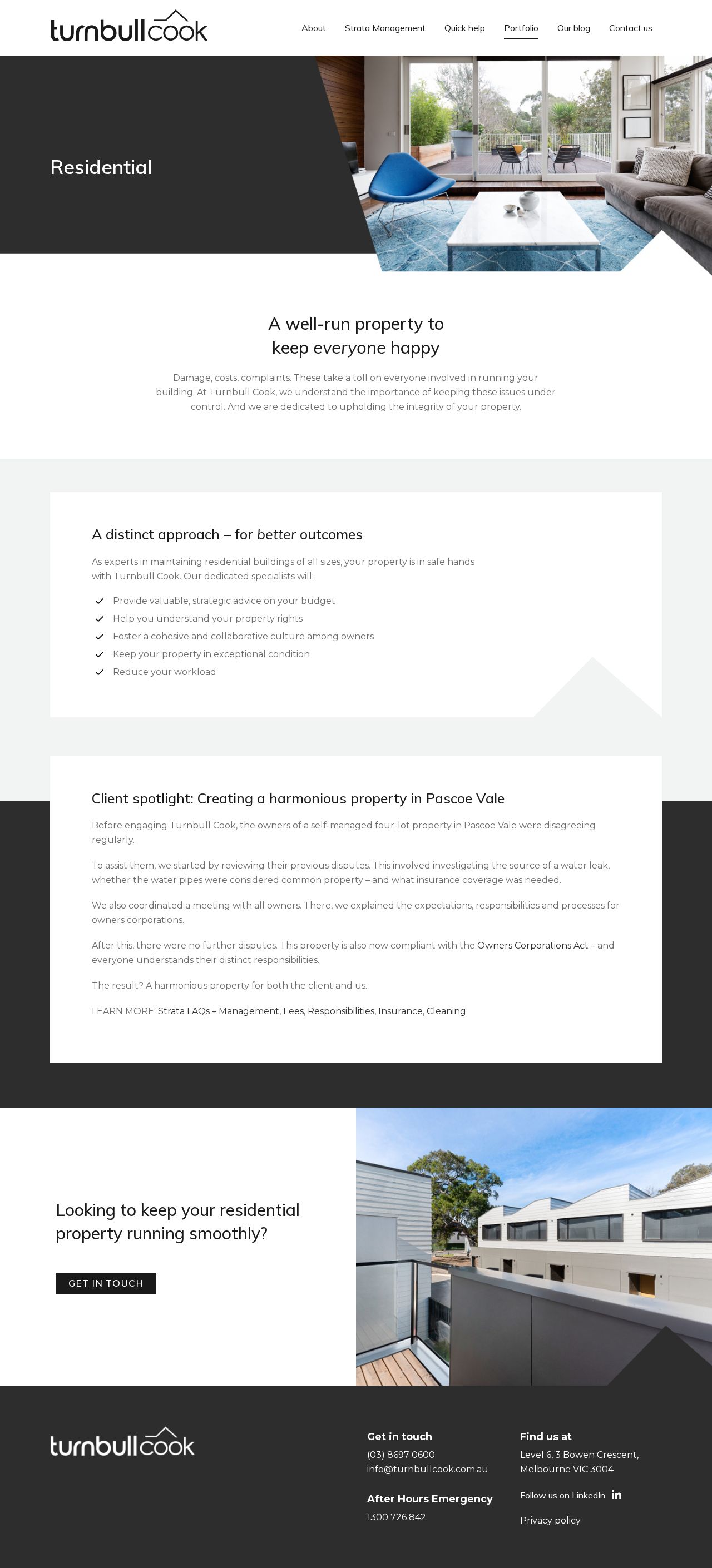 Turnbull Cook website